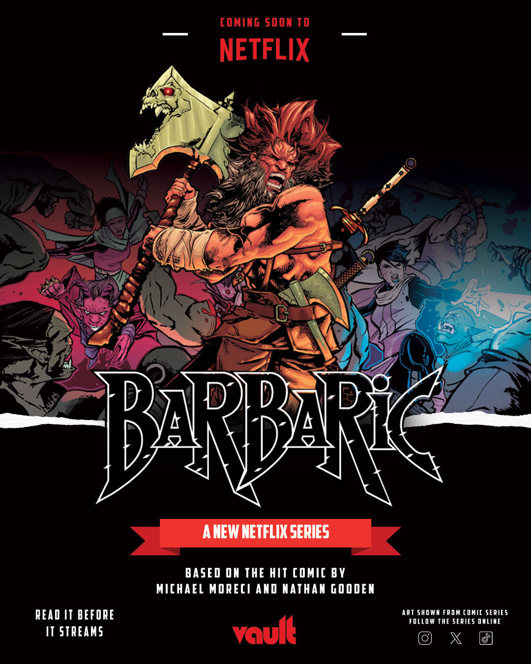 Barbaric : Netflix confirme l'adaptation en série télévisée.